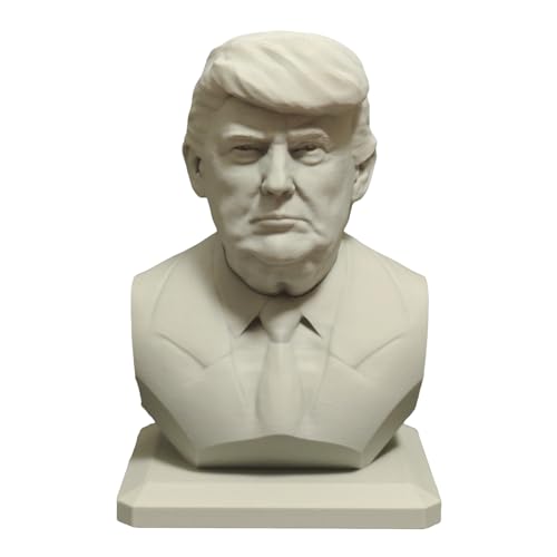 Busto de Trump Estatua Escultura 10cm Polímero