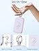 RORRY Portable Charger, 10000mAh PD 20W Fast Charging Portable Charger Power Bank with Built in Cables, Travel Battery Pack for iPhone 16/15/14/13/12/11 and Apple Watch Ultra/10/9/8/7/6/5/4/3, Purple
