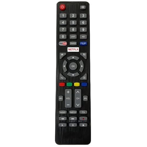 Image of Remote Control Compatible for Sansui Smart LCD Led Tv Remote (Sasui Led) Black (Remote Type 4)