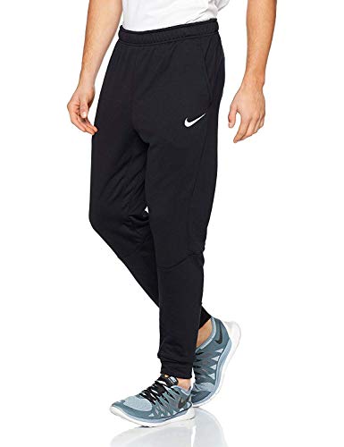 Nike Herren Trainingshose Dry Taper Fleece, Black/White, M, 860371-010