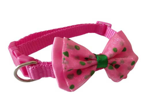 Coleira Para Cachorro Pequeno com Lacinho (Vermelha)