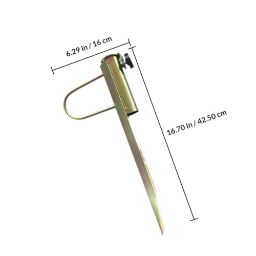 Piquets d'ancrage pour parapluie de plage, support de parasol de jardin et sable