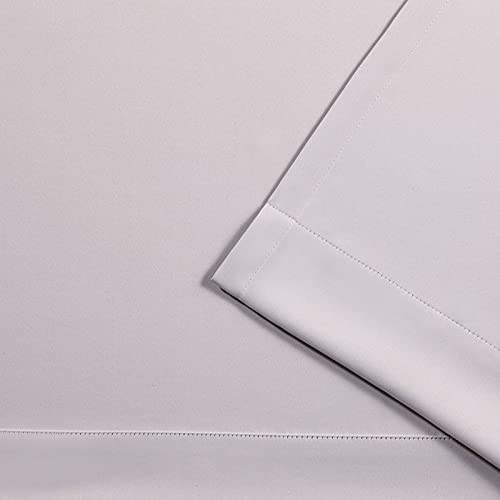 Exclusive Home Curtains Sateen Woven Blackout Grommet Top Panel Pair, Silver, 52x108, 2 Piece, W 52" x L 108" (2 Panels) - Image 4