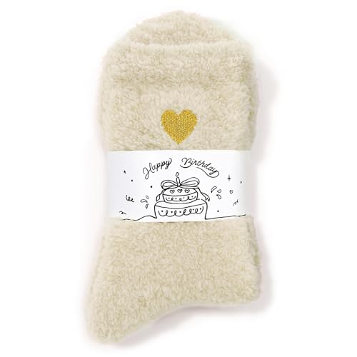 Image of American Trends Fuzzy Socks for Women in Gift Box, Ultra-Soft Cloud Sleep Socks Gifts for Women, Ready to Gift