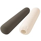 STEFANO ZANNI Cojín Cilíndrico para Cama de Masajes - Relleno Extra Firme para Mayor Soporte, Microfibra Suave al Tacto +...