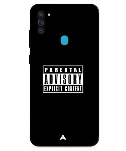 Image of Premium Explicit Case for Samsung Galaxy A11 Soft-Touch Metal TPU Back Cover, Shockproof, Designer, Aesthetic Mobile Phone Case (Glossy Finish)
