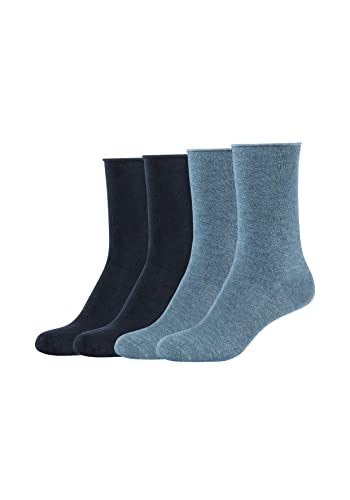 s.Oliver Damen Socken 4er Pack 35/38 stone melange+navy
