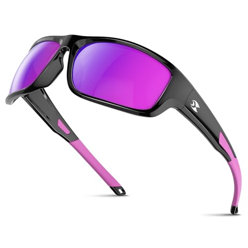 suoso Sports Polarized Sunglasses for Men: Women UV400 Protection Wrap Around Sun Glasses for Fishing Golf Running Driving
