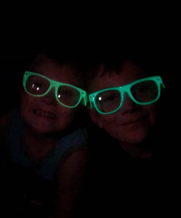 OWL 3 Pack Blue Light Blocking Kids Glasses Glow In The Dark, Clear Lens Girls Boys Glasses for Screen Time3