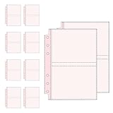 Kartensammlungsordner, 10 Blatt, transparent, A5, A6, Foto-Organizer, Baseball-Kartenbinder, für Sammler, Umschläge, Fotokarten
