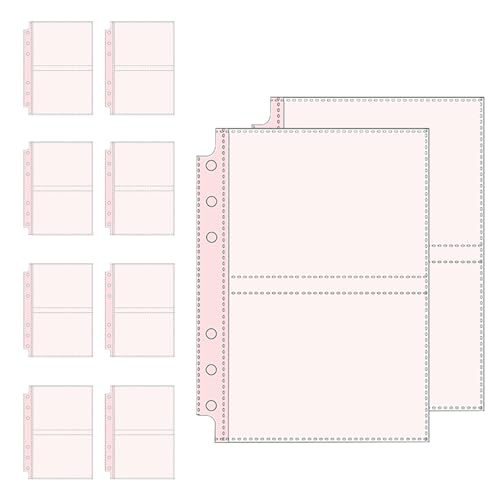 Weqizuerqi Carpeta de tarjetas, A5 A6, impermeable, 10 hojas, funda transparente para almacenamiento de tarjetas de coleccionista, para organización de exhibición, sobres de fotos, tarjetas
