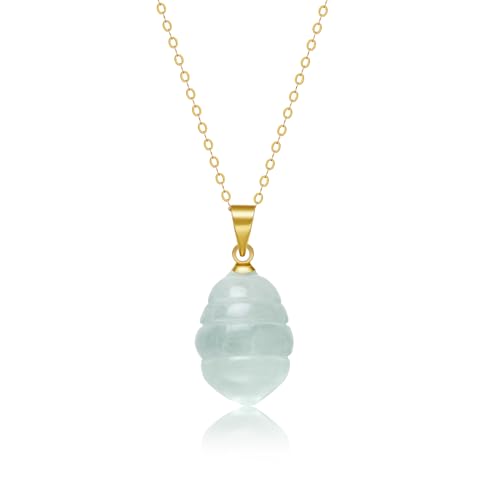 Natural Fluorite Crystal Pendant Purple...