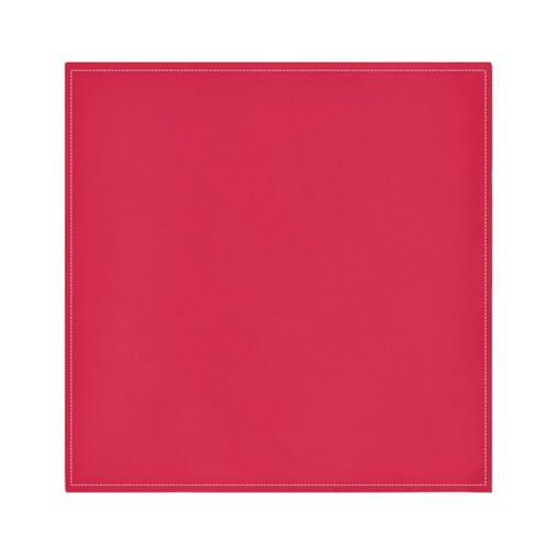 Servilletas de Tela Cuadradas Rojo 50.5x50.5 cm Set x6 miniatura 6
