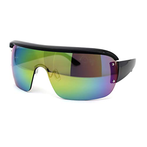 Womens Oversize Shield 90s Oversize Euro Style Sunglasses