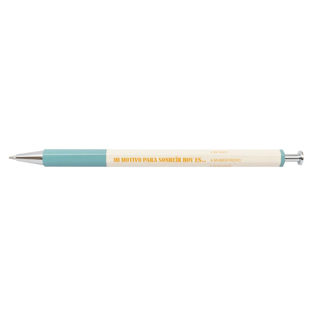 Mr.Wonderful - Pen with daily messages - My reason to smile today is…