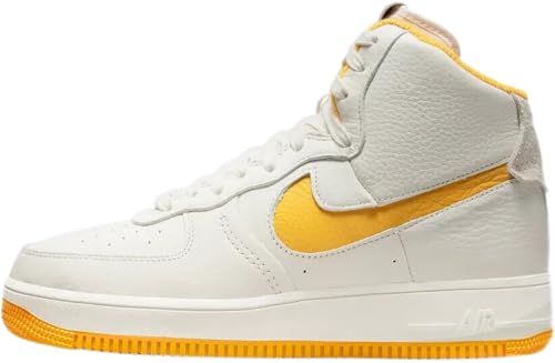 Nike Femme Air Force 1 Sculpt baskets montantes en cuir blanc épuré pour femme
