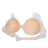 WSSZLH 1 Paar Crossdressing Silikon Verbundenes Silikon Brust Simulator Gefälschte Brüste Künstliche Brust Männliche Transsexuelle Kleidung Crossdresser Transgender Technik 500g