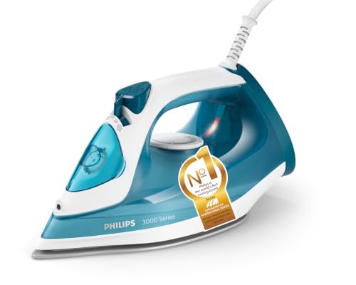 Philips Steam Iron Continuous Steam Flow of 30 Grams per minute and 140 g/min 2100W - 300ml - 50/60Hz - 3000 Series DST3011/26