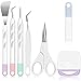 Utensili per scrapbooking,GaxQuly 6 Pezzi Set di Strumenti per Diserbo in Vinile cricut maker accessori Applica per Diserbo,Cameo,Scrapbooking,Scritte,Rifilatura