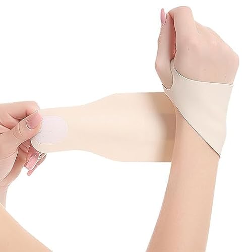 親指付け根サポーター 手首 サポーター 親指 腱鞘炎 固定 保護 損傷サポーター 薄手 女性 怪我防止 うせつ さわやか通気 ガス透過 柔らかい肌にやさしい 筋ト レ軽量 吸汗速乾 スポーツ 家事 育児 装着が簡単 男女兼用(肌色)