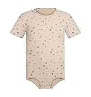Landofgenie Onesie Herren Baumwolle Bodysuit One Piece Pyjamas Bodysuit Rompers Khaki Tops mit Druck S
