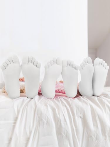 Image of Bencailor 6 /12 /32Pairs Women Toe Socks Five Toe Cotton Socks Ankle Sock with Toes Separated for Women Men Athletic Running