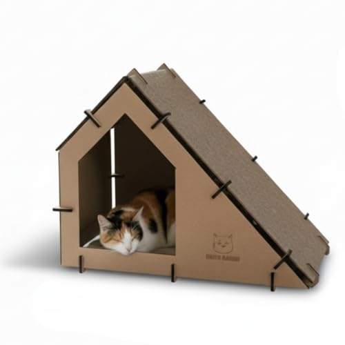 Casa Para Gatos Gatto Karino Tokabana Com Rampa Arranhador