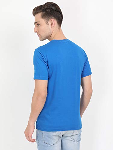 Image of FLEXIMAA Men's Cotton Round Neck Plain Half Sleeve T-Shirt