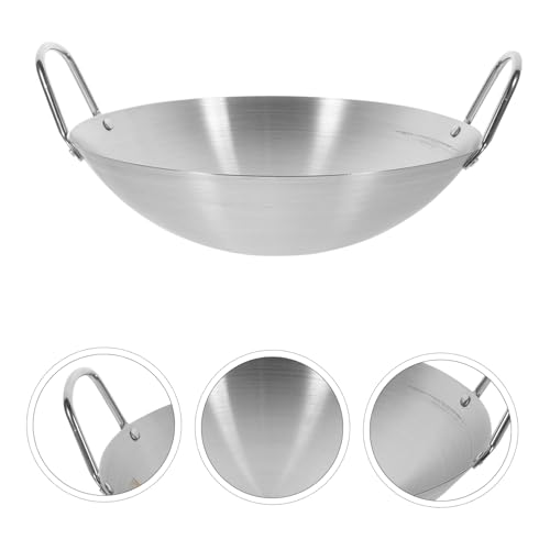 Wok redondo de acero inoxidable UKCOCO miniatura 6