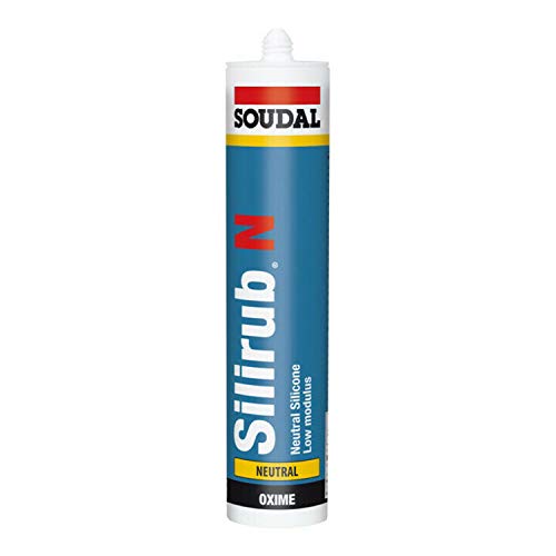 Preisvergleich Produktbild Soudal Silirub N 310ml - Neutraler Dichtstoff Transparent
