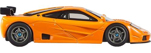 Hot Wheels Premium 1:43 Scale 1995 Mclaren F1 GTR Vehicle, Officially Licensed Replicas for Adult Collectors, Real Riders Tires, Metal/Metal Body & Chassis