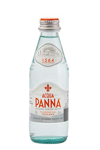 Comparison: Best Water In Glass 2 Acqua Panna Still Natural Spring Water in a Glass Bottle of 250ml/8.45 Fl.oz -Case of 24