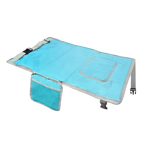 Ruwshuuk Cama de avión para niños pequeños, reposapiés, cuna de viaje para viajes en avión, organizador plegable, bolsa de transporte, colchoneta para para niños pequeños y niñas