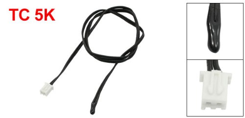 Uxcell Replacement Epoxy Coated Head Air Conditioner Temperature Sensor, TC 5K