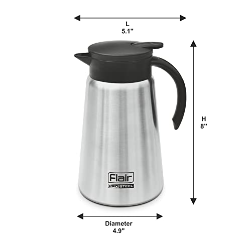 Image of Flair Latte Vacuum Insulated Steel Kettle 1000 ML (Black)