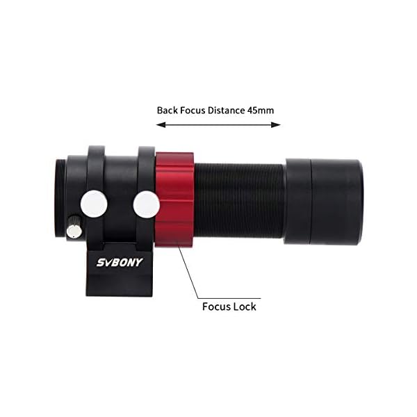 Svbony SV165 Sucherfernrohr 30mm Mini Sucher Teleskop Leitrohr mit Helix Fokussierer F4 120mm Leitfernrohr Kompatibel mit ZWO QHY Auto Guide-Kamera – Bild 4