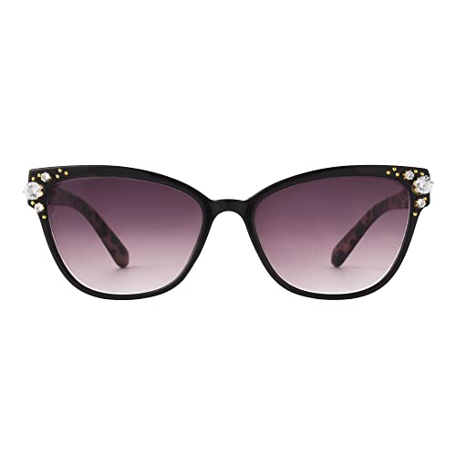 Betsey Johnson Women's Crystal Queen Sunglasses Cat Eye2