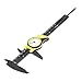 Dial Vernier Caliper, 0.01mm Accuracy Plastic Fast Measurement Tool Vernier Measure Tool for Biomedical Industry, 0-150mm(Yellow)