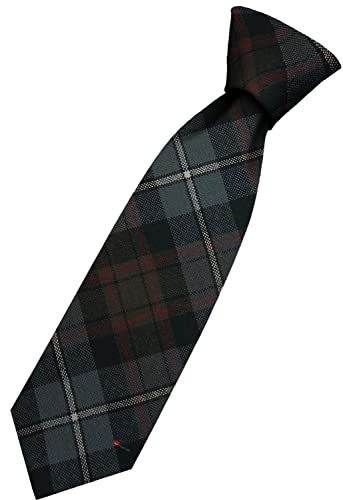 Cravate en Laine MacRae Hunting Weathered Tartan Tissée en Écosse