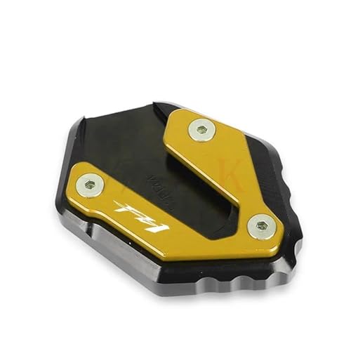 Extension béquille CNC Yamaha FZ1 2006-2015 à surface d'appui élargie pour moto