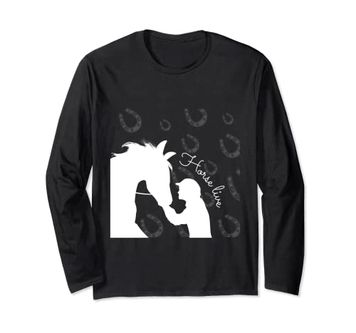 Camiseta de caballos camiseta de montar camiseta de caballos Manga Larga
