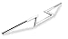 BIKERS CHOICE Z HANDLEBAR 1 INCH CHROME UNIVERSAL