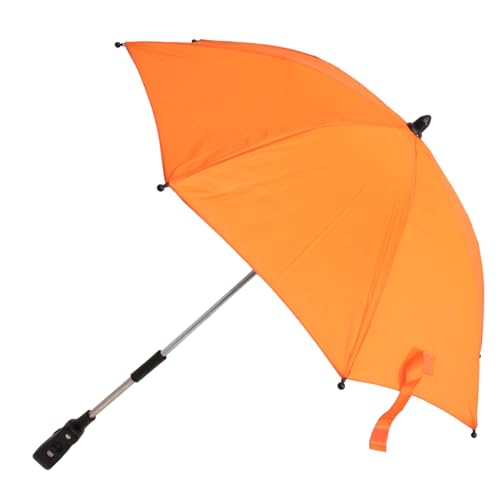 PartyKindom Adjustable Umbrella Holder for Stroller Pram Wheelchair UV Protection Parasol with Clamp for Hands Use Durable Design for Outdoor Activities