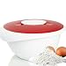 Produktbild Westmark Backschüssel 3,5l - inkl. Ausgießer - zweiteiliger Deckel - BPA-freie, rutsch- & spülmaschinenfeste Rührschüssel (rot/weiß)