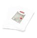 XFasten Dry Erase Sheets, White, 8.5" x 11 (Pack of 5) Wall Whiteboard Sticker, Smudge Free and Does Not Rub Off Unnecessarily