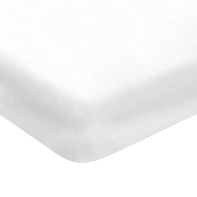Drap housse en coton blanc 170x200cm haut de gamme Homemania Two