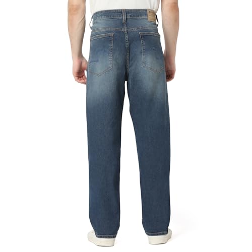 Image of Spykar Men's Renato Loose Fit Mid-Rise Casual Jeans