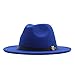 Belt Hat Fedora Buckle Floppy Hat Panama Wide Womens Wide Womens Classic baseball Caps Homme En Soie