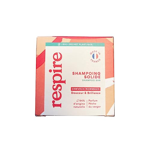 Respire Shampoing Solide Pêche du Verger 75g