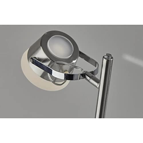 Adesso 2103-22 Nitro Led Table Lamp, 21.75 In., 2 X 6W Led, Brushed Steel, 1 Table Lamp #TOP1
